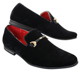 Zapatos sin cordones con hebilla para hombre