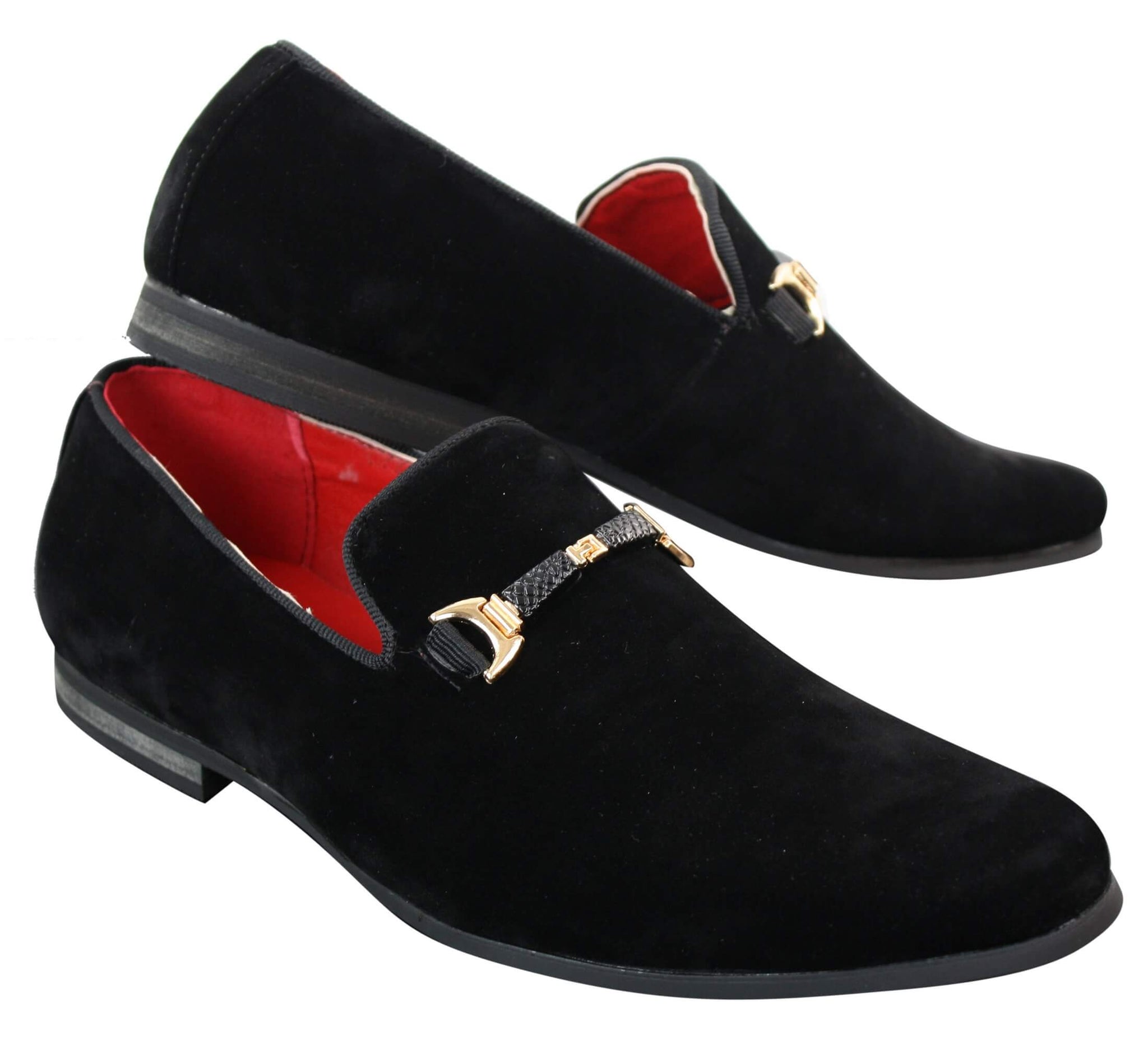 Zapatos sin cordones con hebilla para hombre