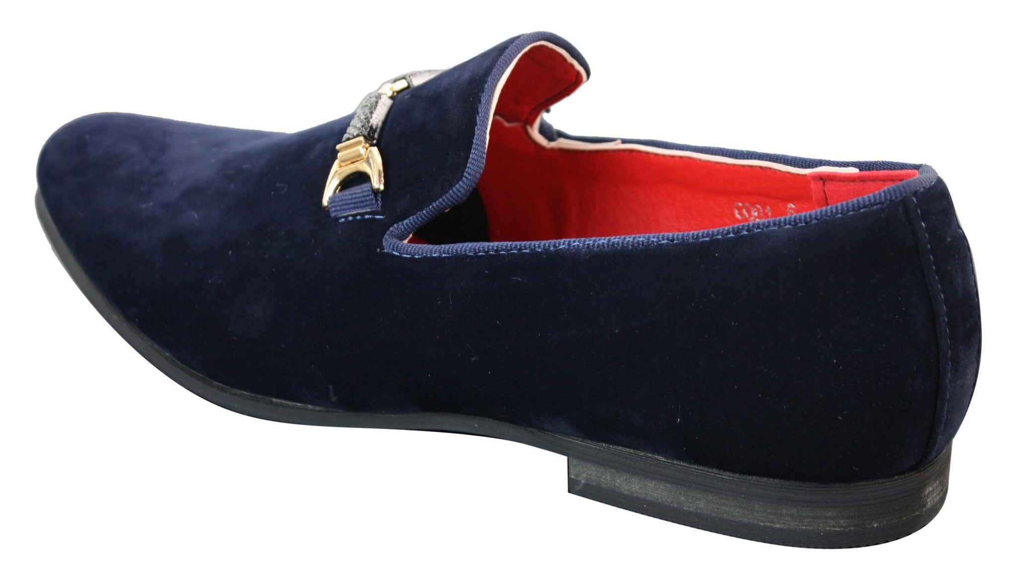 Zapatos sin cordones con hebilla para hombre