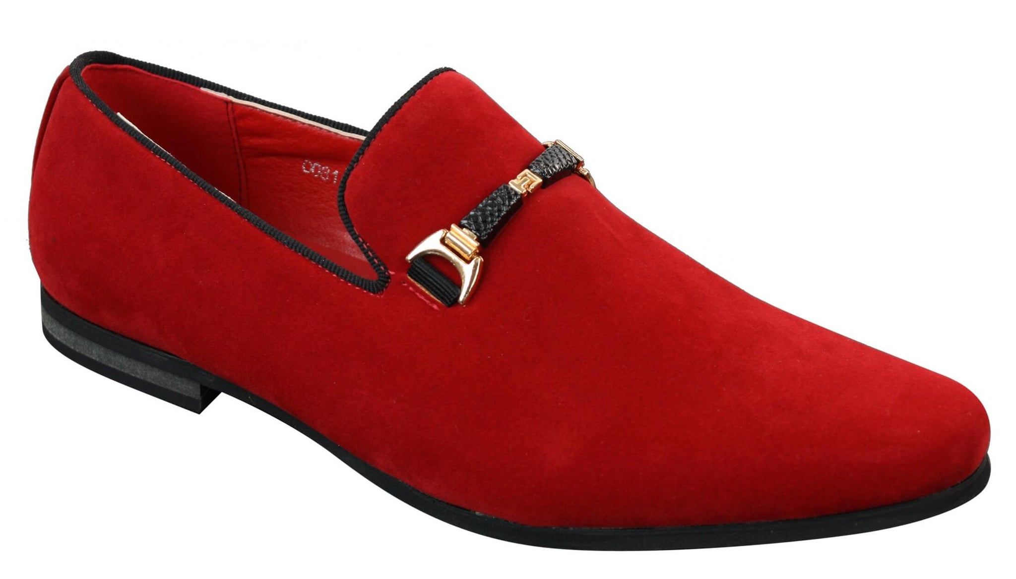 Zapatos sin cordones con hebilla para hombre