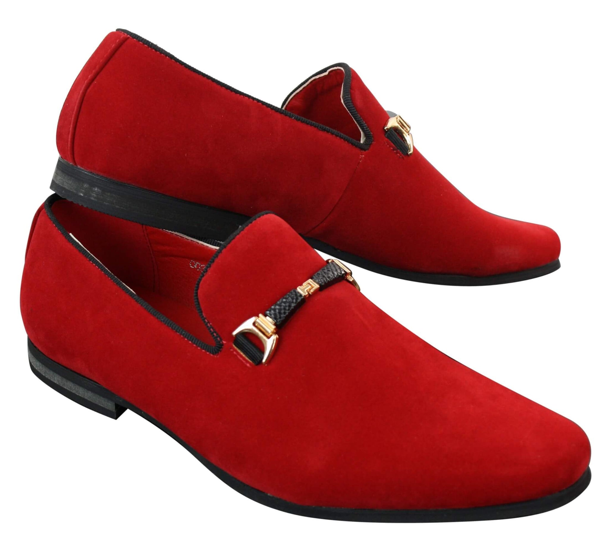 Zapatos sin cordones con hebilla para hombre
