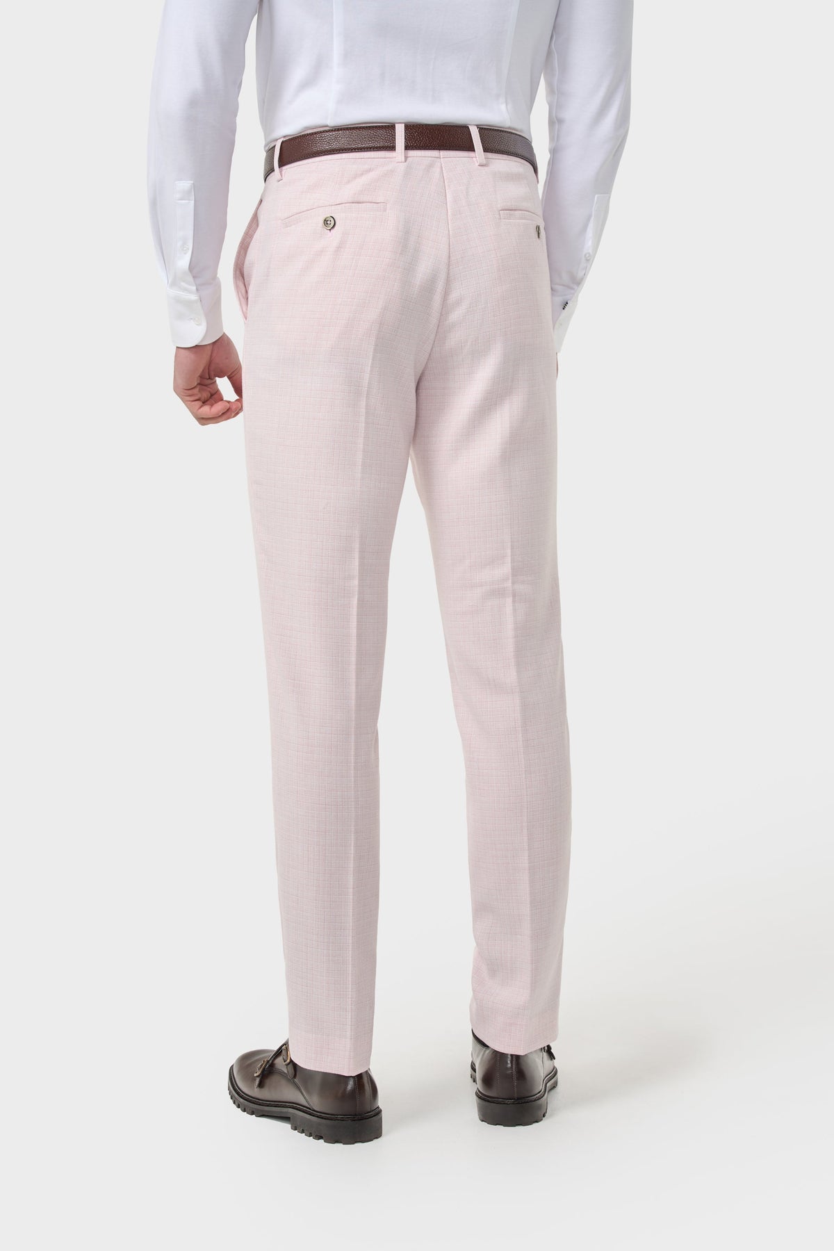 Tropez - Pantalones formales rosas para hombre