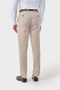 Miami - Pantalones de boda beige para hombre