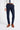 Baresi - Pantalones clásicos azul marino lisos para hombre