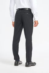 Roberto - Pantalones formales de hombre con rayas negras