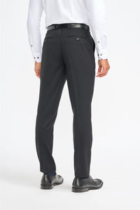 Roberto - Pantalones formales de hombre con rayas negras