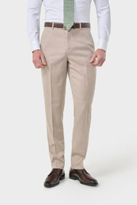 Miami - Pantalones de boda beige para hombre