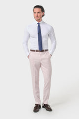 Tropez - Pantalones formales rosas para hombre