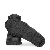03 C3 - Botines impermeables de piel negra para hombre