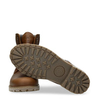 03 GTX C1 - Botines de cuero impermeables color marrón corteza para hombre