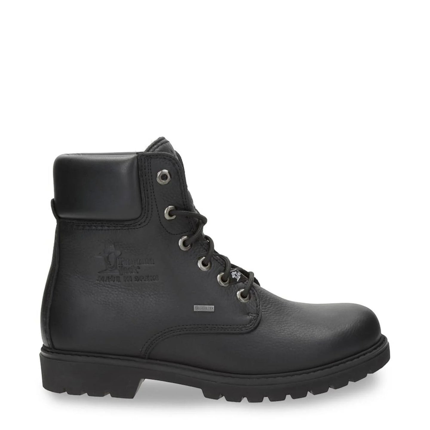 03 GTX C2 - Botines de cuero impermeables negros para hombre