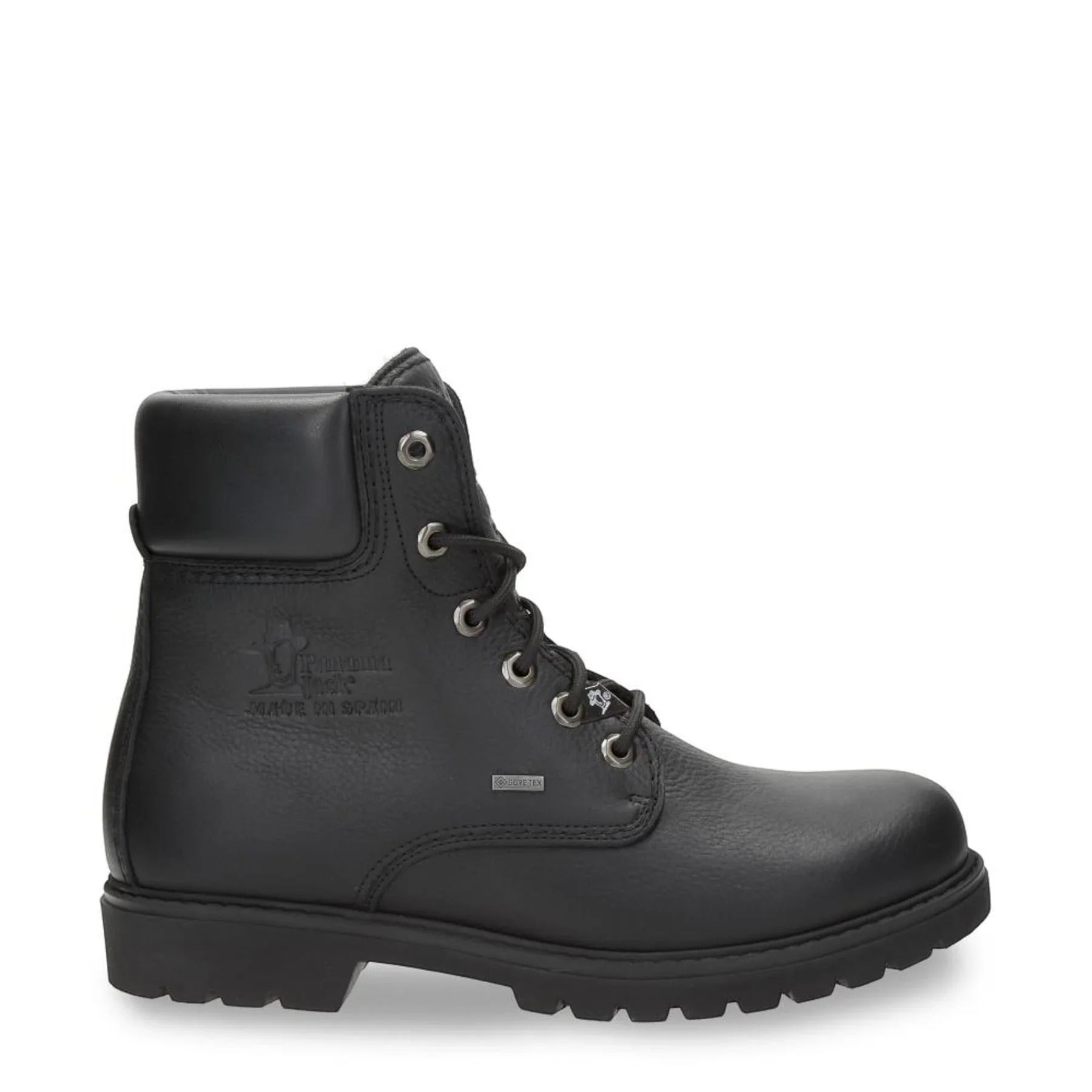03 GTX C2 - Botines de cuero impermeables negros para hombre