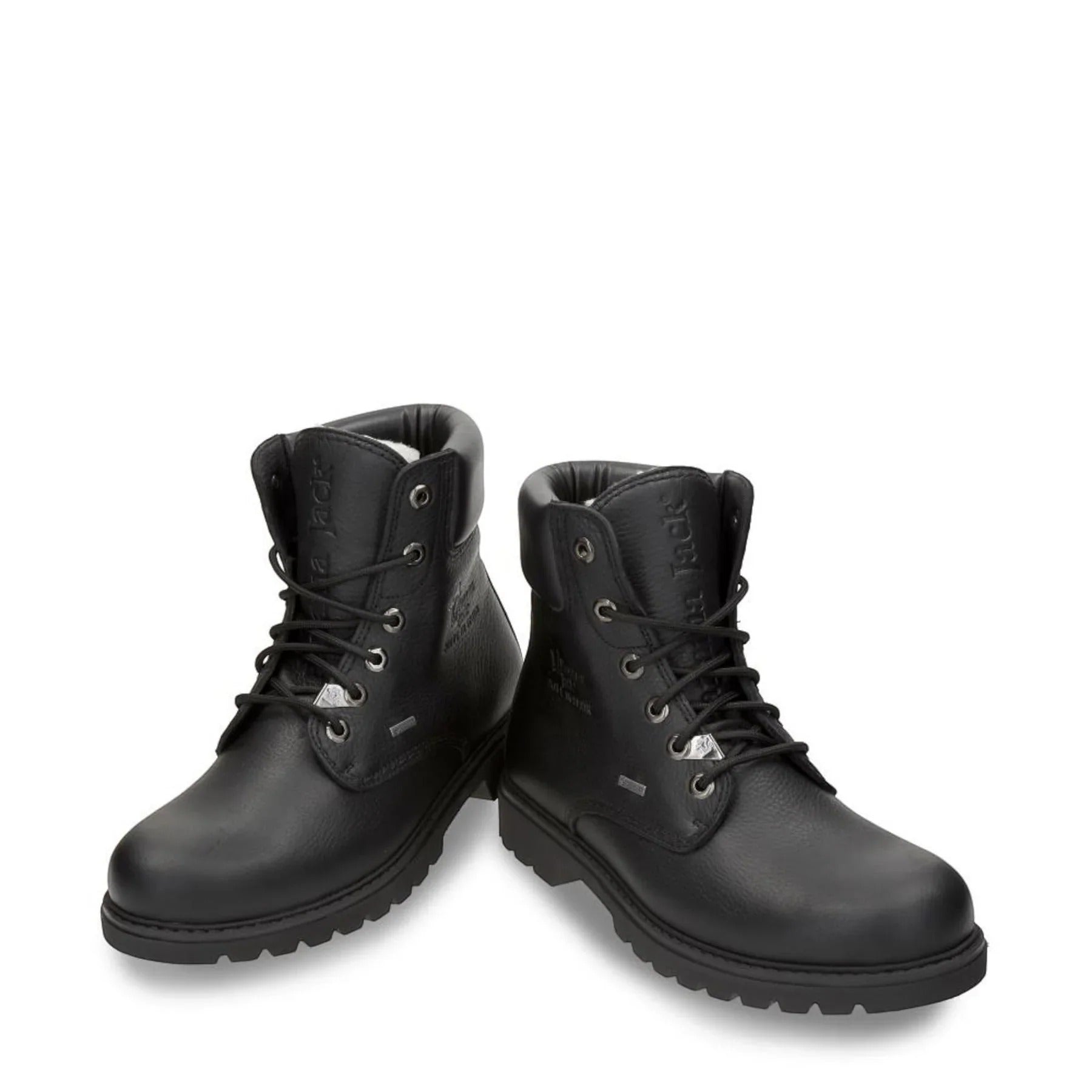 03 GTX C2 - Botines de cuero impermeables negros para hombre