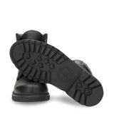 03 GTX C2 - Botines de cuero impermeables negros para hombre
