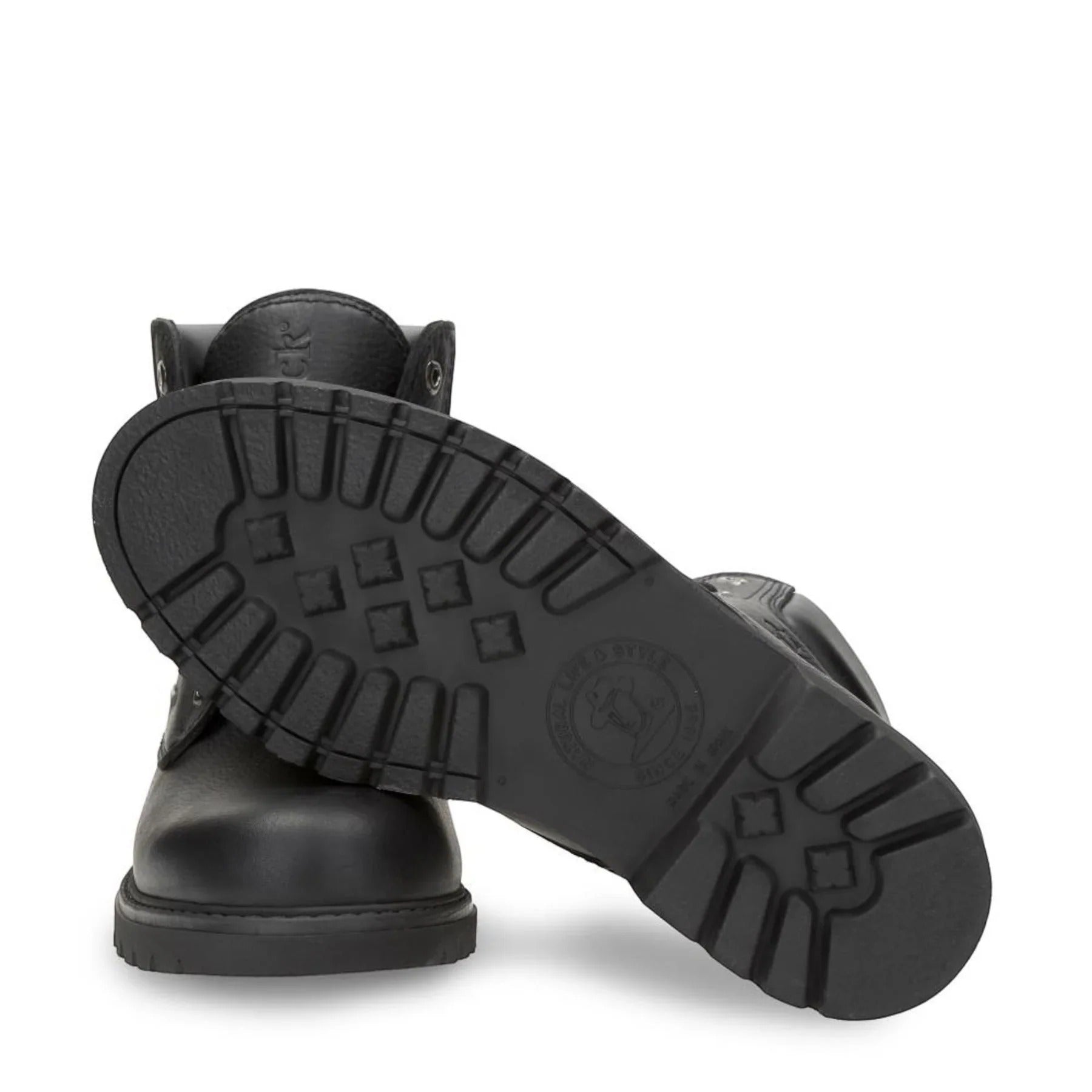 03 GTX C2 - Botines de cuero impermeables negros para hombre