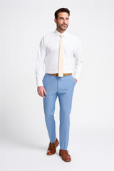 Bond - Pantalones azul cielo para hombre