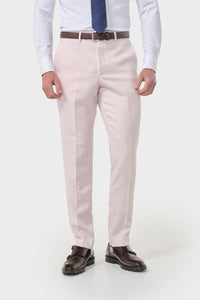 Tropez - Pantalones formales rosas para hombre