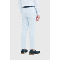 Tropez - Pantalones formales azul cielo para hombre