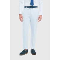 Tropez - Pantalones formales azul cielo para hombre