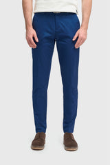 Mario - Pantalones elegantes azules de verano para hombre
