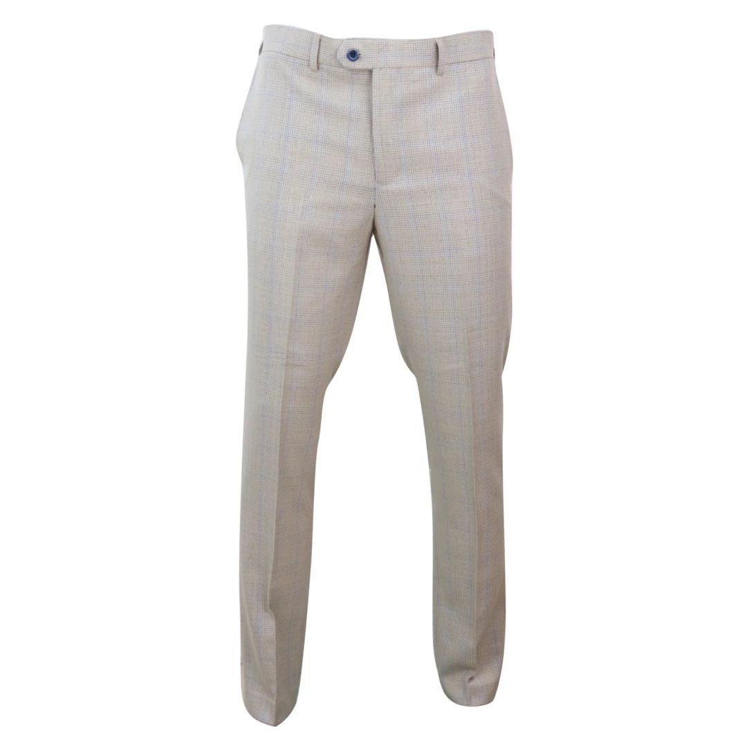 Pantalones de tweed transparentes para hombre