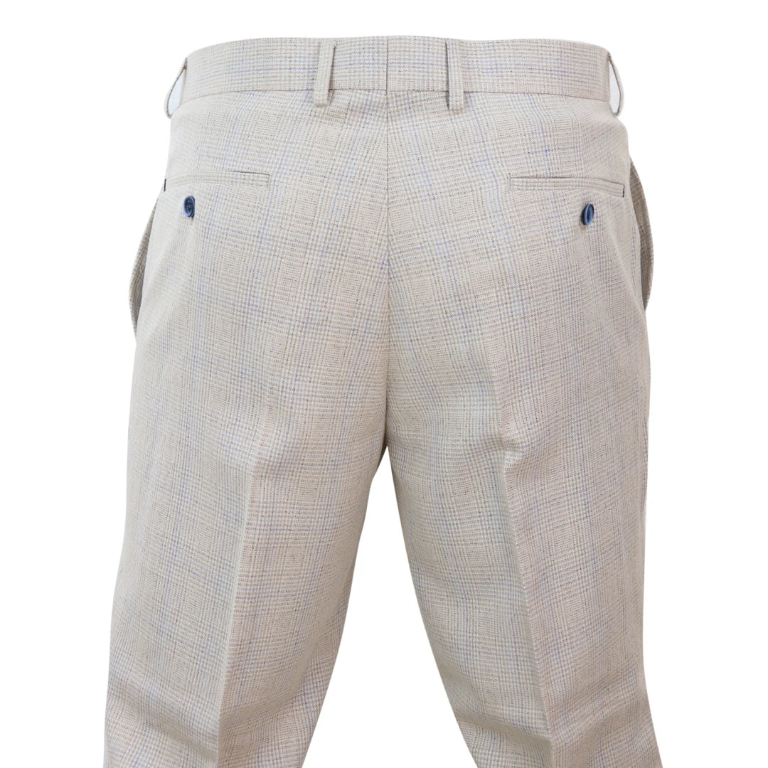 Pantalones de tweed transparentes para hombre