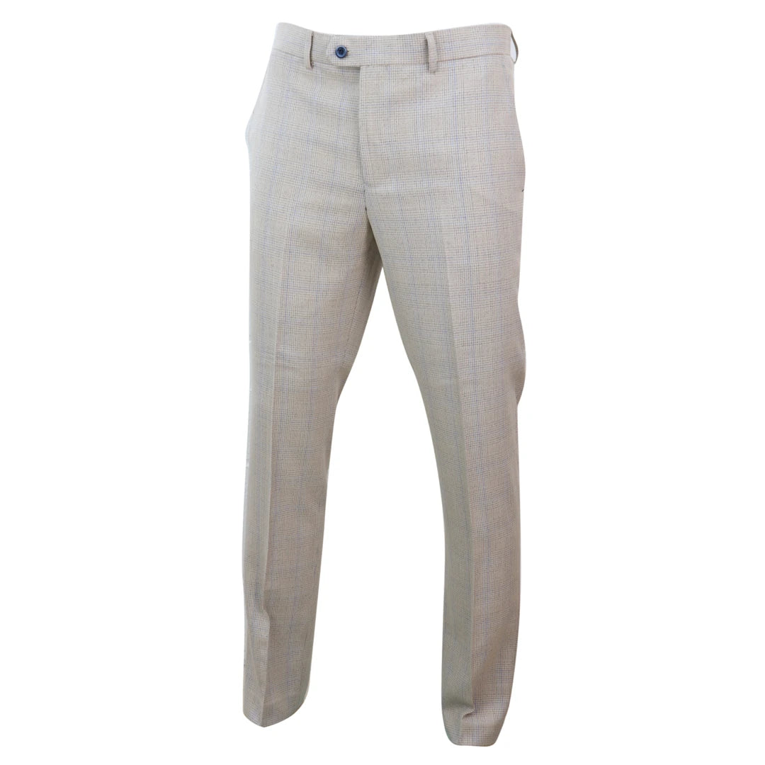 Pantalones de tweed transparentes para hombre