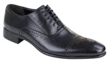 Zapatos brogue clásicos negros para hombre