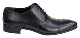 Zapatos brogue clásicos negros para hombre