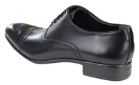 Zapatos brogue clásicos negros para hombre
