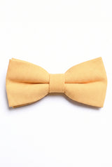 Pajarita beige de doble capa para hombre