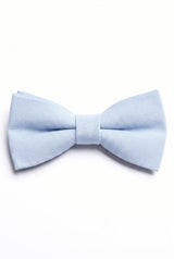 Pajarita doble de color azul claro para hombre
