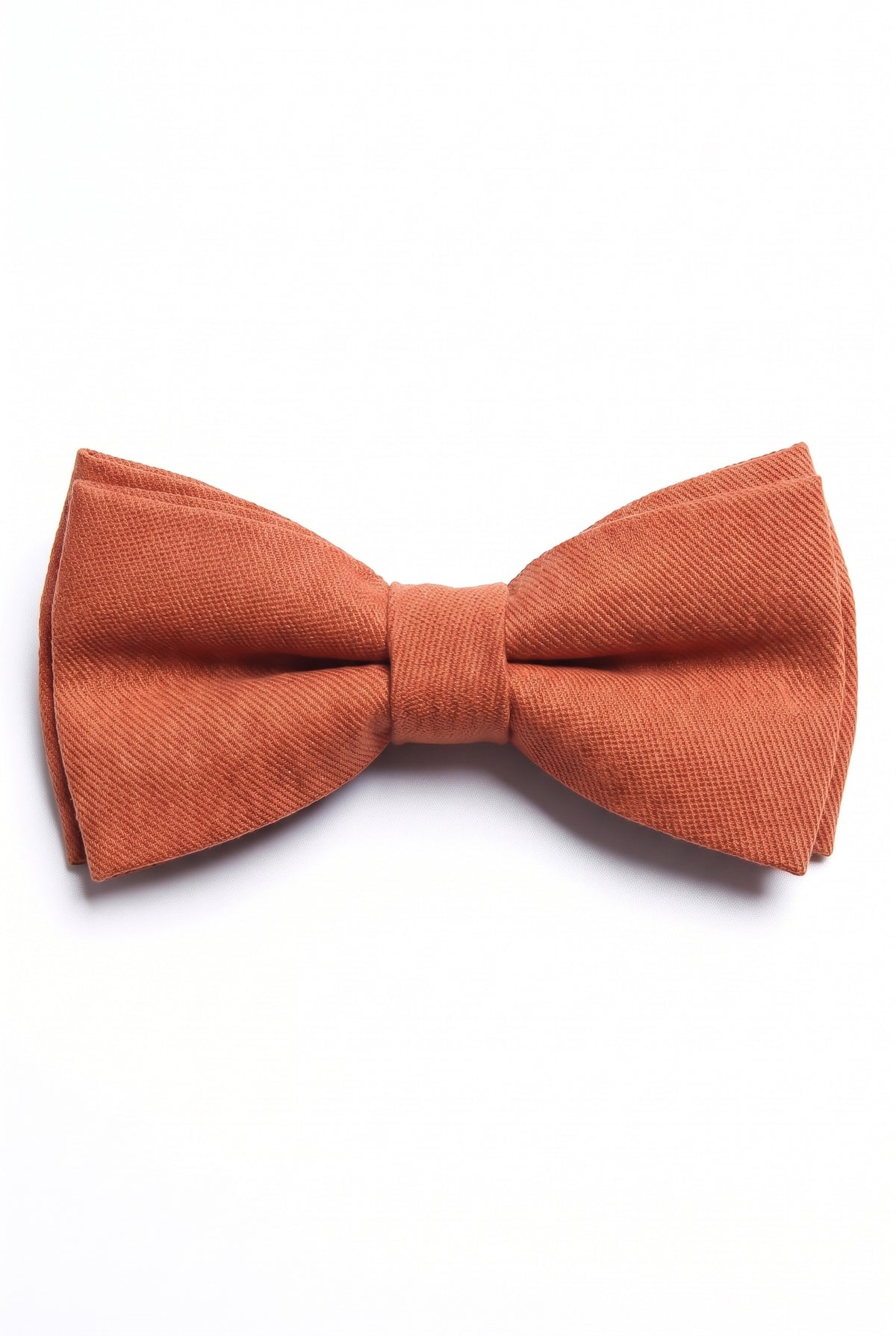 Pajarita doble de color marrón para hombre