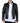 Chaqueta de motociclista estilo racer de cuero auténtico negro y marrón lavado para hombre, con cremallera y corte ajustado.