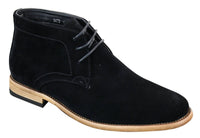 Botines de tobillo de gamuza sintética para hombre