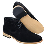 Botines de tobillo de gamuza sintética para hombre