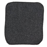281 - Corbata y pañuelo de lana tweed de espiga color carbón para hombre de 2"