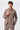 Blazer de punto suave color marrón topo para hombre, chaqueta elegante e informal