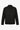 Chaqueta Harrington impermeable negra con cuello para hombre