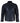 Chaqueta de motociclista negra de cuero genuino para hombre