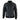 Chaqueta bomber clásica de cuero Harrington negra para hombre