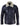 Chaqueta vaquera de cuero auténtico para hombre con cuello de piel, estilo retro vintage clásico azul marino informal.