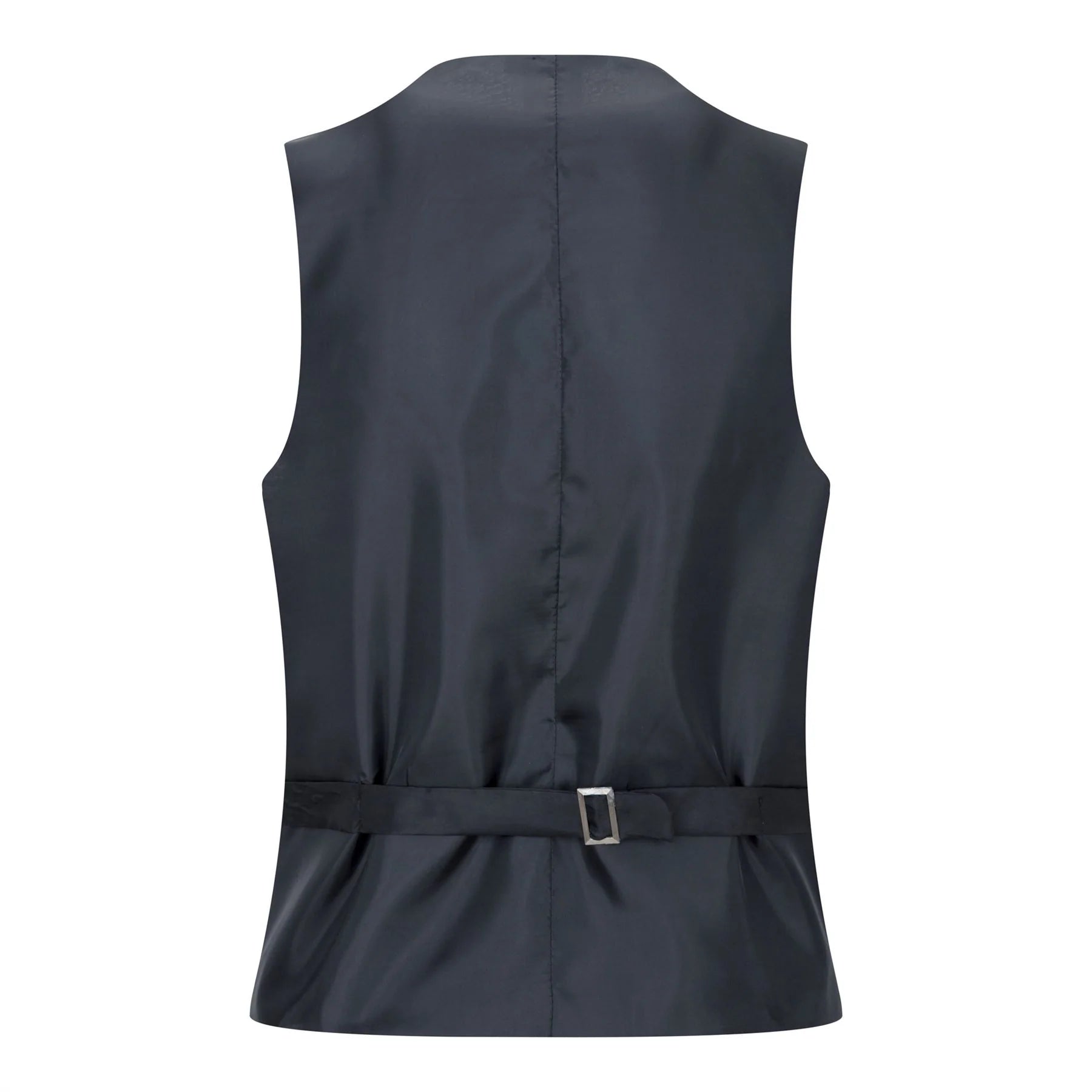 Traje negro de 5 piezas para niño: blazer, chaleco, camisa, corbata, pantalón. Ideal para bodas y funerales.