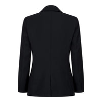 Traje negro de 5 piezas para niño: blazer, chaleco, camisa, corbata, pantalón. Ideal para bodas y funerales.