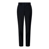 Traje negro de 5 piezas para niño: blazer, chaleco, camisa, corbata, pantalón. Ideal para bodas y funerales.