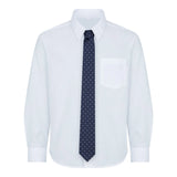 Traje azul marino de 5 piezas para niño: blazer, chaleco, camisa, corbata y pantalón para bodas y fiestas.