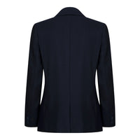 Traje azul marino de 5 piezas para niño: blazer, chaleco, camisa, corbata y pantalón para bodas y fiestas.