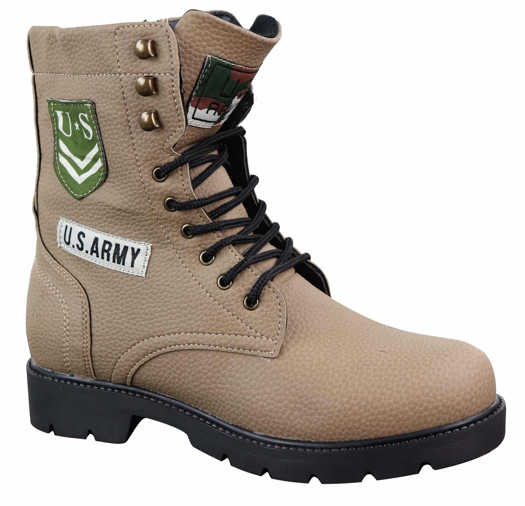 Botines de hombre estilo ejército estadounidense