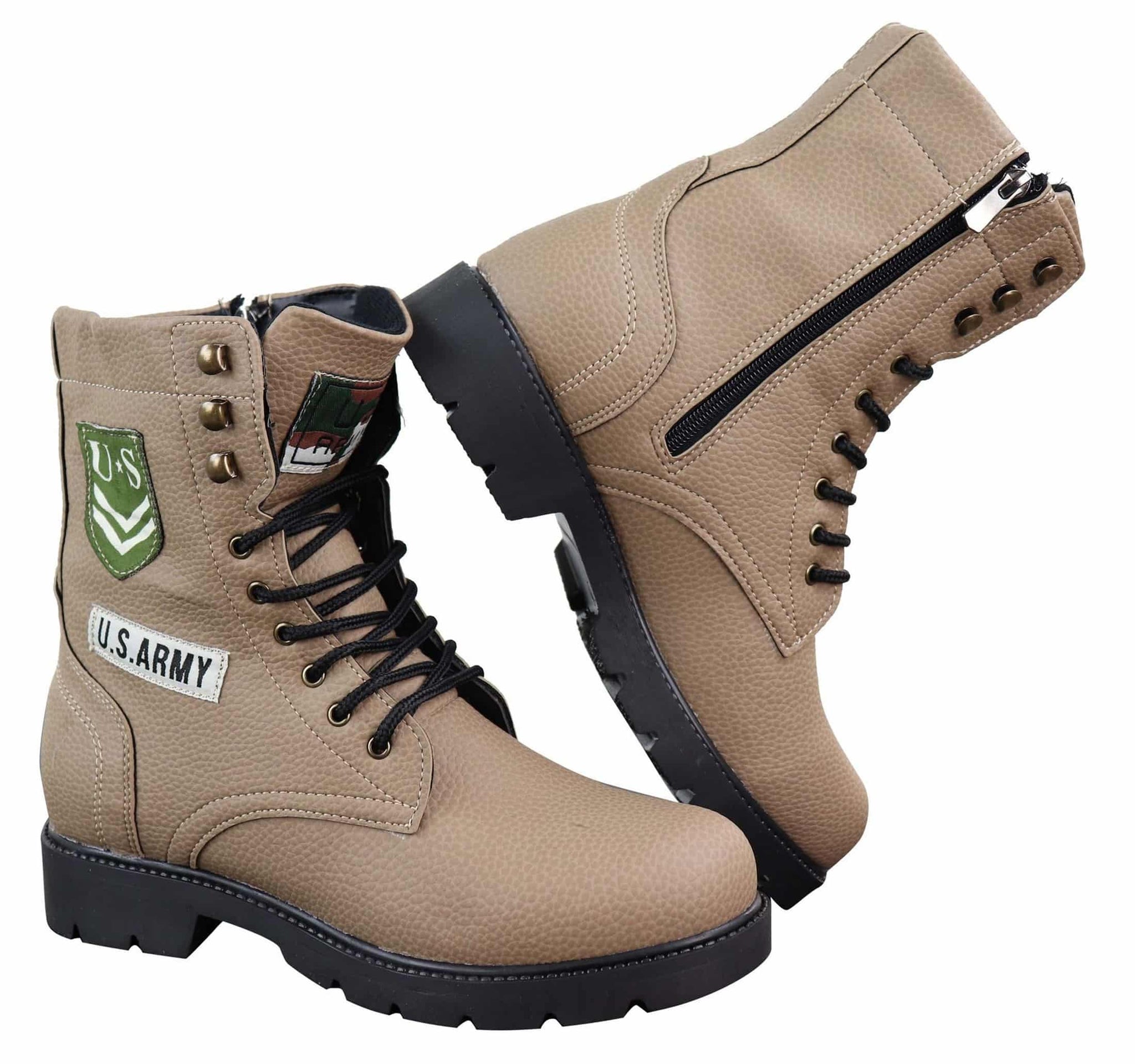 Botines de hombre estilo ejército estadounidense