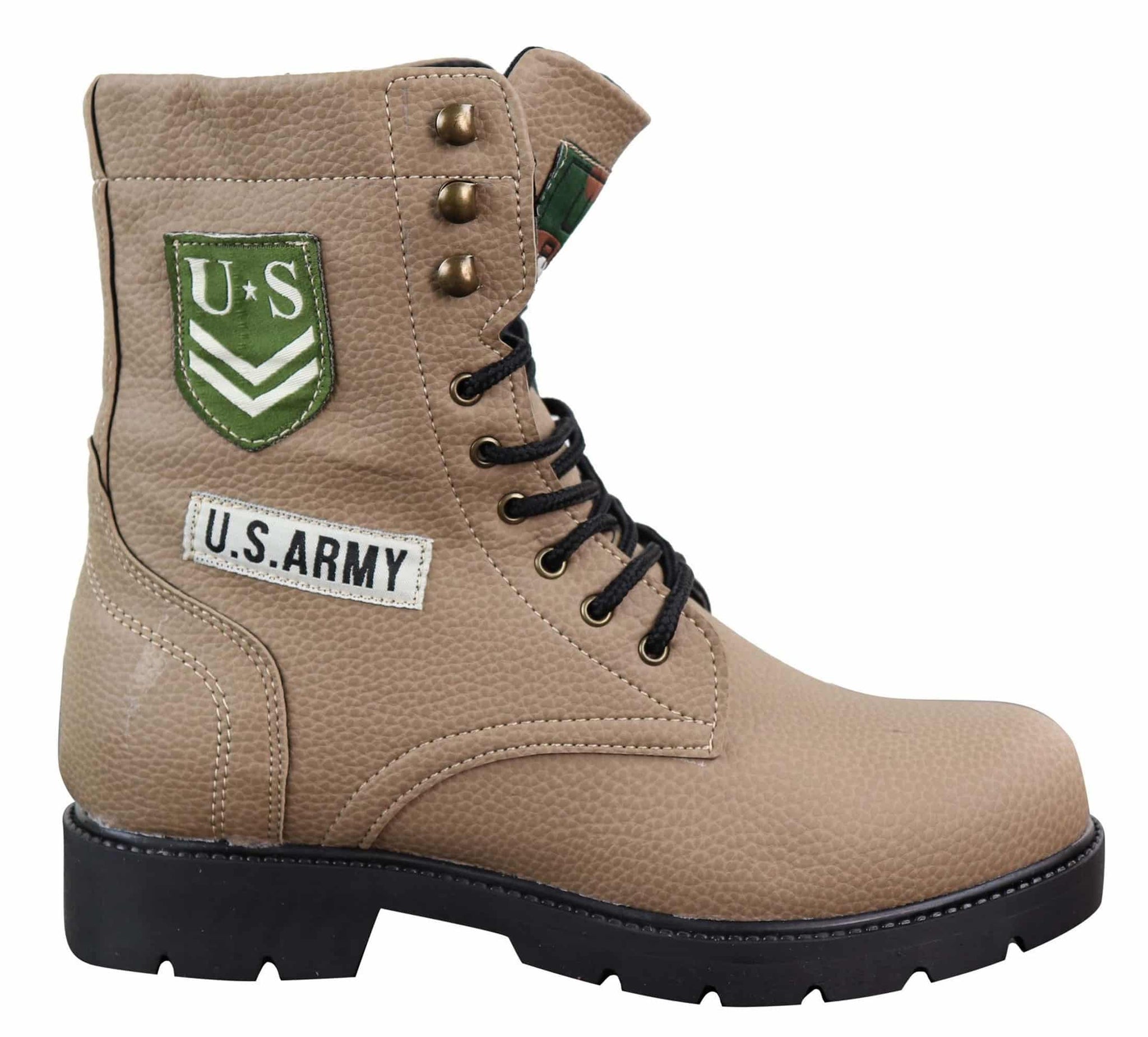 Botines de hombre estilo ejército estadounidense